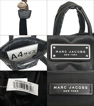 マークジェイコブス キルテッド モト エコ レザー トート